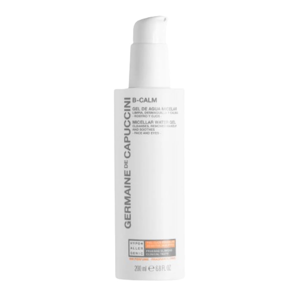 Germaine de Capuccini - B-Calm Sensitive Cleansing Micellar Water Gel - Cleansing and Makeup Removal for All Skin Types - 200 ml