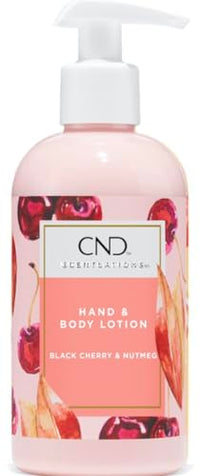 CND Scentsations Hand & Body Lotion - Black Cherry & Nutmeg- 8.3oz
