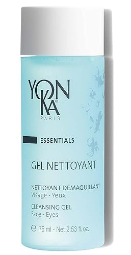 Yon-Ka Cleansing Gel 75ml | 94% Natural Origin Gentle Face Cleansing Foam | Remove Makeup, Clears and Purifies All Skins, Perfect for Acne Prone and Oily Skins | Red Algae, Iris (Travel Size)