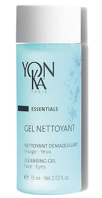 Yon-Ka Cleansing Gel 75ml | 94% Natural Origin Gentle Face Cleansing Foam | Remove Makeup, Clears and Purifies All Skins, Perfect for Acne Prone and Oily Skins | Red Algae, Iris (Travel Size)