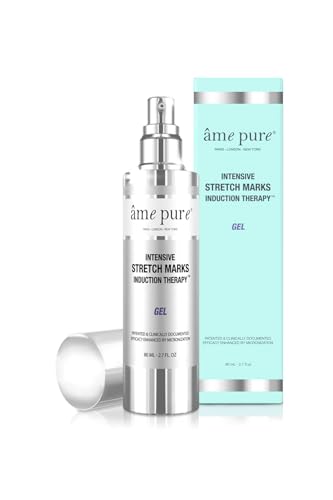 ÂME PURE Ame Pure Stretch Marks Removal Gel - Clinically Proven Scar Removal Gel - Notable Results After Just Two Weeks - Advanced Scar Gel For Old Scars - 80 ml Scar Treatment Gel - Be Confident In Your Skin!