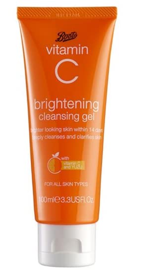 Boots Vitamin C Brightening Cleansing Gel for all skin types- 200ml Vegan