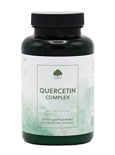 Quercetin Complex | 300 mg of Quercetin per Capsule | with Bromelain, Vitamin C, Vitamin B5 | 120 Vegan Capsules | G&G Vitamins