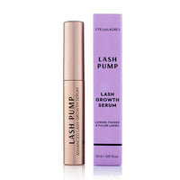 Eyeluvlashes PROFESSIONAL EYELASH EXTENSIONS Lash Growth Serum LASH PUMP for Lashes powerful lash growth formula for thicker & longer lashes including Biotin, Polypeptides, Amino acids, Provitamin B5, Rosemary leaf and tea tree root extract 5ml