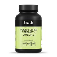 Bulk Vegan Super Strength Omega 3 Softgels, 1200 mg, Pack of 60