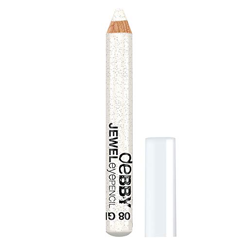 Debby DEBBY Jeweleyepencil Mega 08 White Glitter Pencil Eyes Product Cosmetic