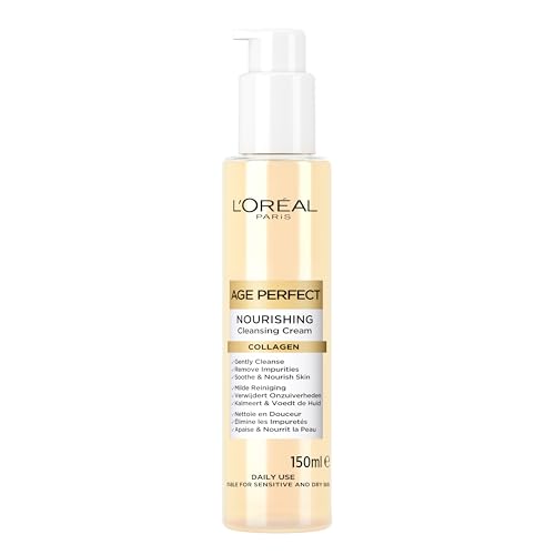 L'Oreal Paris Nourishing Cleanser, Collagen Expert, Facial Cleanser, 150ml