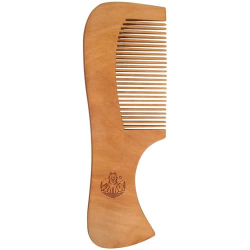 'Wild Wolf' Wooden Comb (HA00050545)