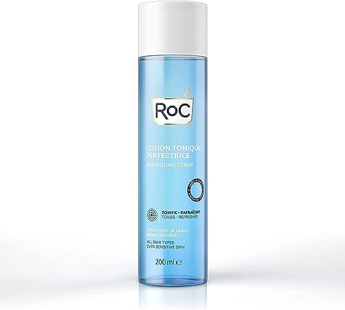 RoC - Perfecting Toner - Unclogs Pores & Tones Skin - Alcohol-Free - All Skin Types - 200 ml