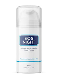 SOS SERUM SOS Night Restorative Hydrating Night Cream for Face, 100ml