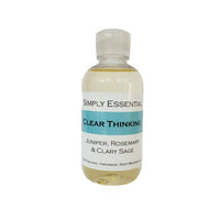 Simply Essential Clear Thinking Massage Oil with Juniperberry, Rosemary & Clary Sage 100ml