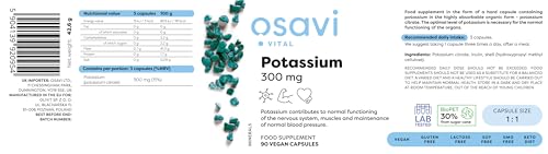 Osavi Potassium, 300mg - 90 Vegan caps