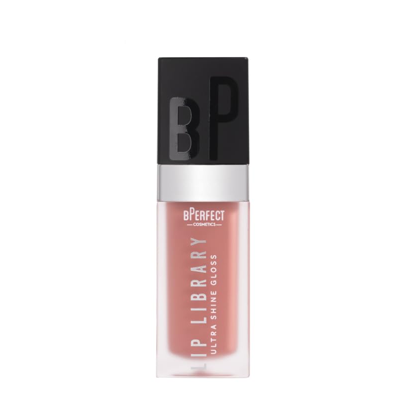 BPerfect Lip Library Lip Gloss – High-Shine Hydrating Gloss with Jojoba Oil – 10 Shades (Obsession)