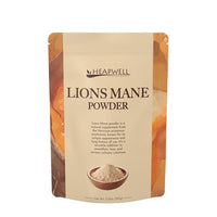 Heapwell Superfoods Lions Mane Powder 100g – High Spectrum Lion's Mane Mushroom Supplement for Cognitive Support, Immune Boost, and Mental Clarity