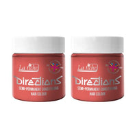 2x La Riche Directions Semi-Permanent Hair Color 100ml Tub - Peach