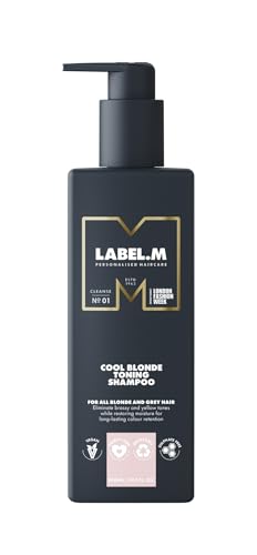 label.m LABEL.M Cool Blonde Toning Shampoo 300ml – With Recyclable Pump
