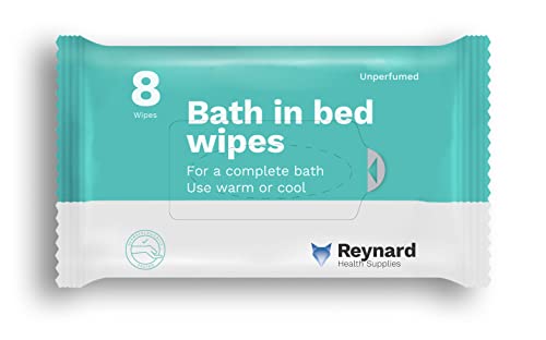 Reynard Health Supplies Reynard Bath in Bed Wipes - 33cm x 23cm (Pack of 8)