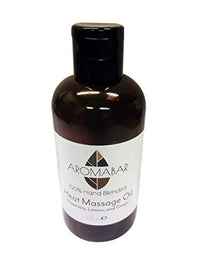 Aromabar Winter Warmer Massage Oil Gift Set (3 x 125ml) Warmth (Sweet Orange, Frankincense & Ginger), Heat (Rosemary, Lemon & Ginger) and Spice (Sweet Orange. Ginger & Black Pepper)