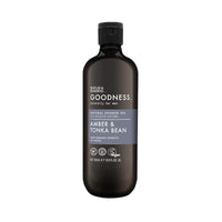Baylis & Harding Men's Natural Shower Gel 500 ml Goodness Amber & Tonka Bean - Vegan