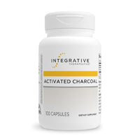 Integrative Therapeutics Activated Charcoal - Digestive & Gut Health Supplement* - Gastrointestinal Support* - Gluten-Free & Dairy-Free - 100 Capsules (50 Servings)