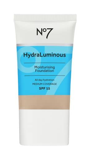 No7 HydraLuminous Moisturising Foundation - spf15 - shade CALICO - 30ml (Pack of 1) - updated packaging