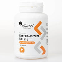 Aliness Goat Colostrum 500mg 28% immuno Globulines IG 100 Capsules