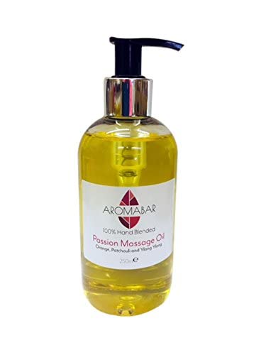 Aromabar Romance Massage Oil 250ml with Orange, Geranium and Ylang Ylang Essential Oils