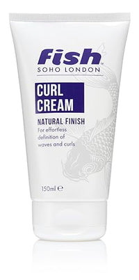 fish Fish Curl Cream 150ml – Define & Hydrate Curls with Lightweight Hold & Frizz Control – Moisturising Formula for Soft, Natural-Looking Waves