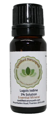 Qualified Naturopath - Professional Practitioner Products Lugols Iodine Solution 3% - 10ml - with Dropper Insert