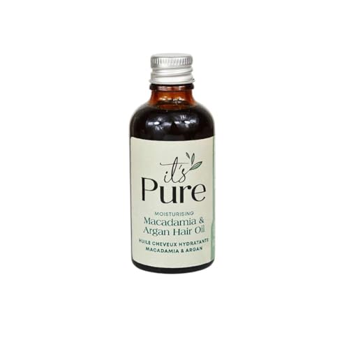 It's Pure It’s Pure Macadamia & Argan Hair Oil 50ml | 100% Organic, Natural & Cruelty-Free