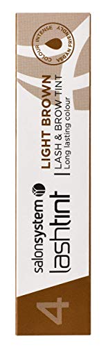 Salon System Lash and Brow Tint Light Brown 15ml