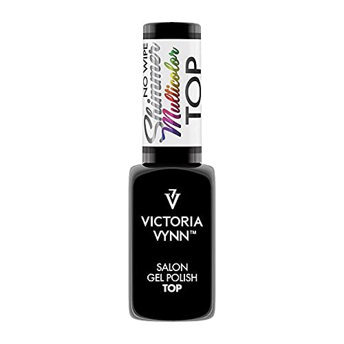 VICTORIA VYNN Victoria Vynn Top Shimmer No Wipe UV Led Gel Polish Nails Soak Off 8ml MULTICOLOUR