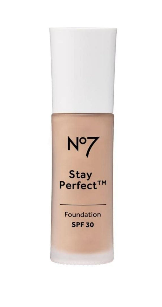 No7 Stay Perfect Foundation (New Formula) - Sahara spf30 - 30ml (Pack of 1)