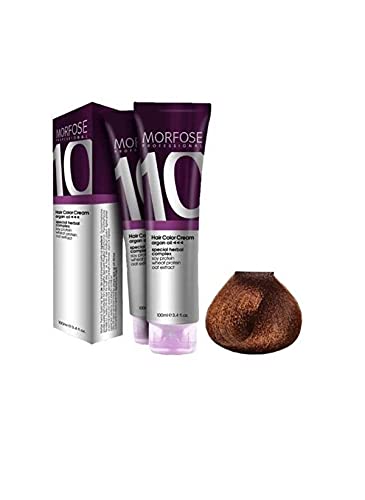 MORFOSE Morfose 10 Professional Hair Colour Cream 100 ml, No. 6.34 Copper Brown