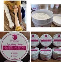 SY GLOW X10 Bleaching Whipped Cream, 7 Days Whitening Treatment with Kojic Acid, Vitamin E, 250ml