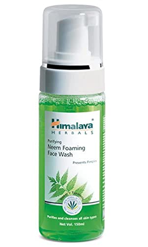 Himalaya Herbals Purifying Neem Foaming Face Wash Prevents Pimples Purifies & Cleanses All Skin Type 150ml