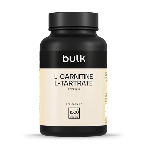 Bulk L-Carnitine, L-Tartrate Capsules, 1000mg, Pack of 90