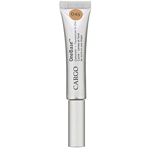 Onebase Concealer + Foundation - # 45 Medium/Dark with Golden Undertone by Cargo for Women - 0.60 oz
