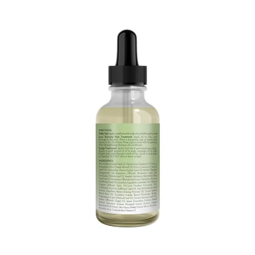 Mielle Organics Mielle Rosemary Mint Light Scalp & Hair Strengthening Oil, 2 Ounce