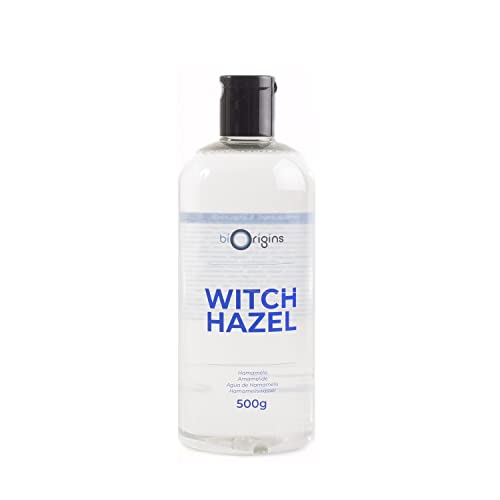 Mystic Moments | Witch Hazel Liquid | INCI: Hamamelis Virginiana – Alcohol | Natural Skin Toner | Astringent & Soothing Extract | Cosmetic Grade | Oil & Problem Skin Care | 500g