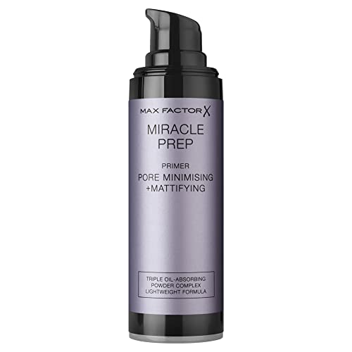 Max Factor MAX FACTOR 99240012252 Beauty Care Miracle Prep Mattifying & Pore Minimising Primer for adults, ideal for daily beauty and care