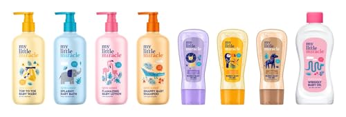 My Little Miracle Bubbly Baby Oil Gel Shea & Cocoa Butter Ideal For Baby Massage, Moisturises & Protects From Dryness 200ml