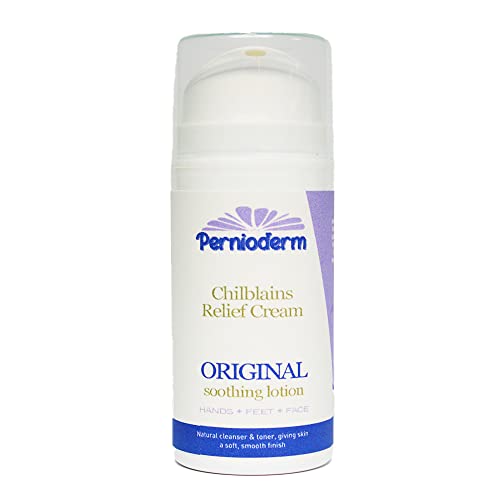 Veil Cover Cream Pernioderm Original Chilblains Relief Cream 100ml | Witch Hazel & Calamine Soothing Cream for Chilblains on hand, Chilblains on feet, Chilblains on Face | Soothe Irritated skin