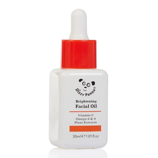 Dizzy Panda Brightening Facial Oil | Vitamin C, Omega 6 & 9, Plant Extracts | 30ml (1.01 fl oz)