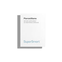 SUPERSMART Supersmart - Pterostilbene 100 mg Per Day - More Powerful Than Resveratrol Supplement - Anti Aging & Antioxidant - Metabolic Booster | Non-GMO & Gluten Free - 30 Vegetarian Capsules