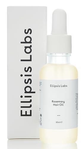 Rosemary and Mint Hair Oil by Ellipsis Labs – Vegan-Friendly Growth-Boosting Oil with Essential Oils for Hair Nourishment, Strengthening, Soothing, and Thicker, Healthier Hair, 30ml