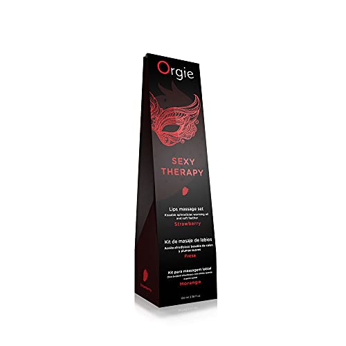Orgie Lips Massage Kit - Strawberry