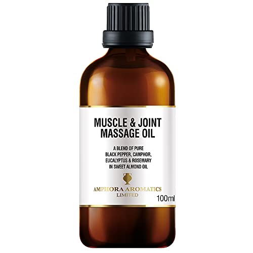 Amphora Aromatics Muscle and Joint Massage Oil 100ml - Glass