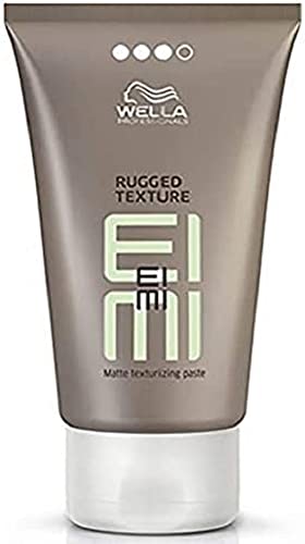 Wella Professionals EIMI Rugged Texture Strong Hold Matte Texturising Hair Paste, Hold Level 3, 75ml
