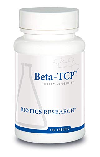 Biotics Research Beta TCP - Natural Nutritional Support for Bile Production, Liver Function, Aids in Fat Digestion & Healthy Cholesterol - Supplies Betaine Organic Beet Concentrate - 180 Tablets